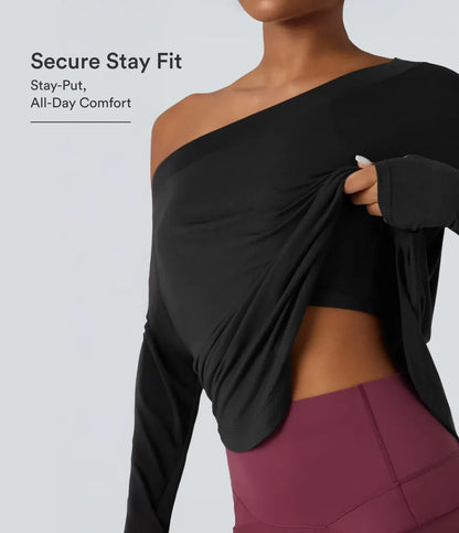 AVENDROO Origin — One-Shoulder Active Top