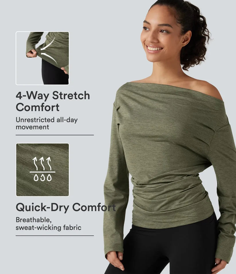 AVENDROO Origin — Off-Shoulder Active Top